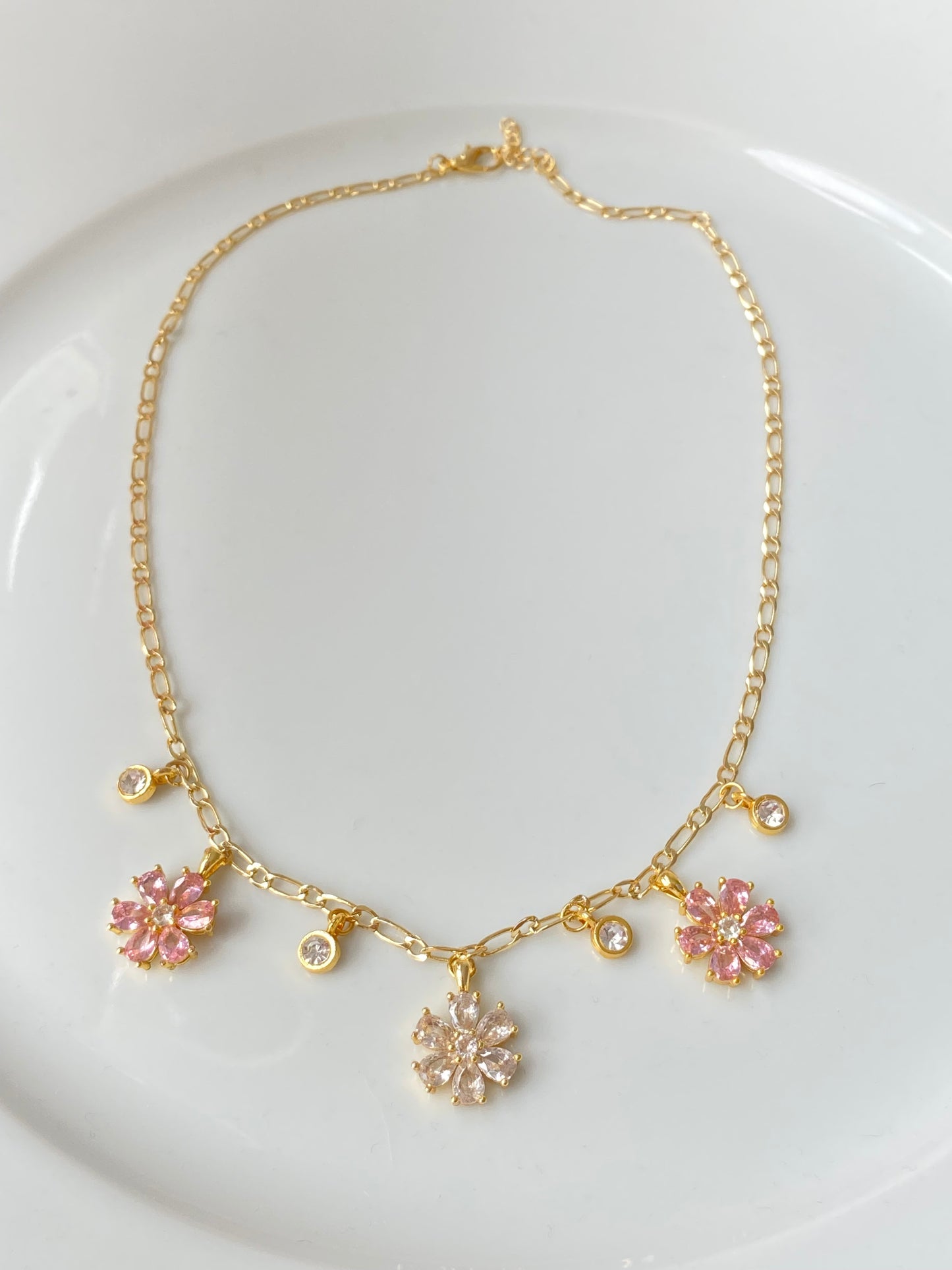 Flower Drops necklace