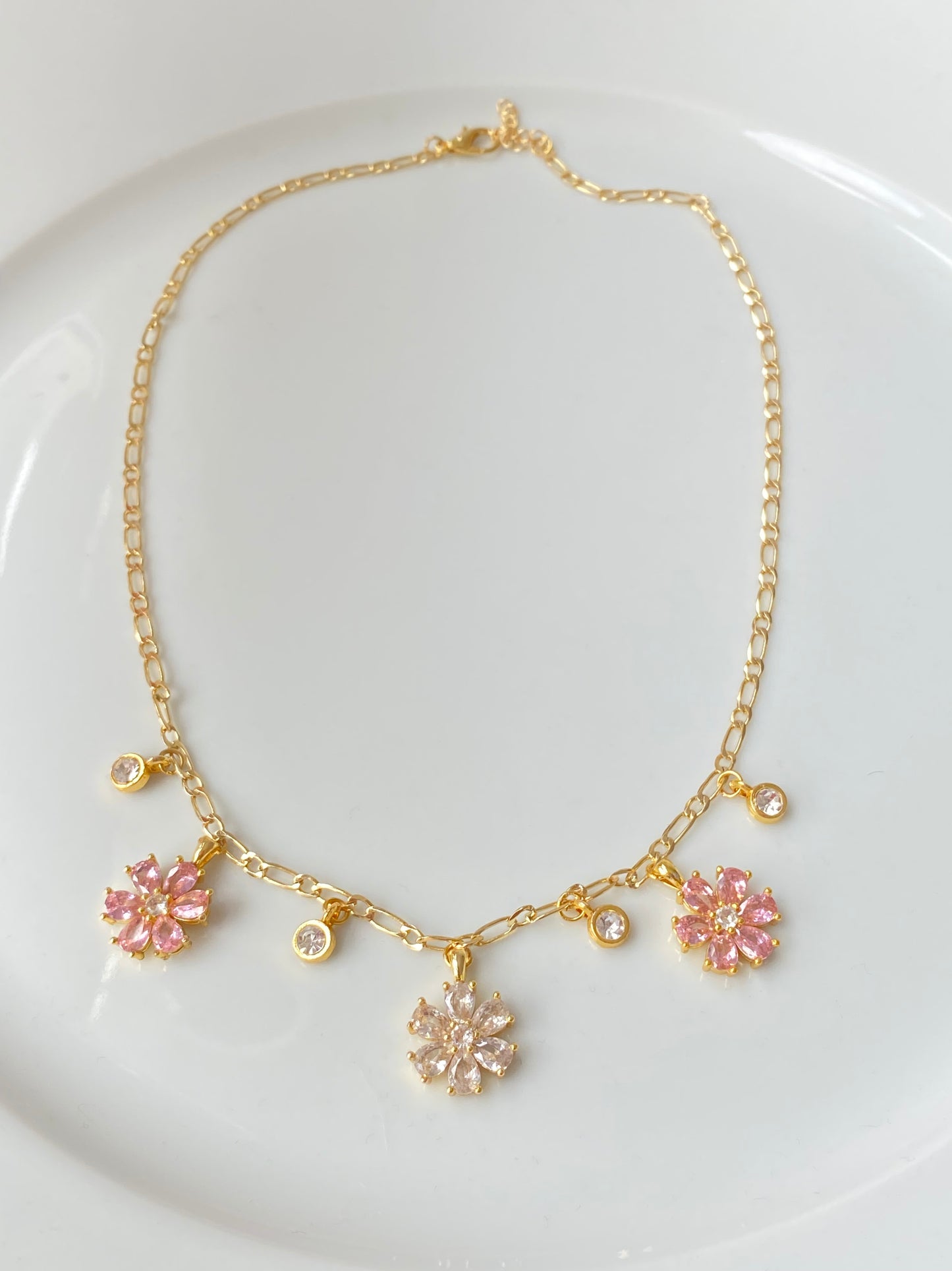 Flower Drops necklace