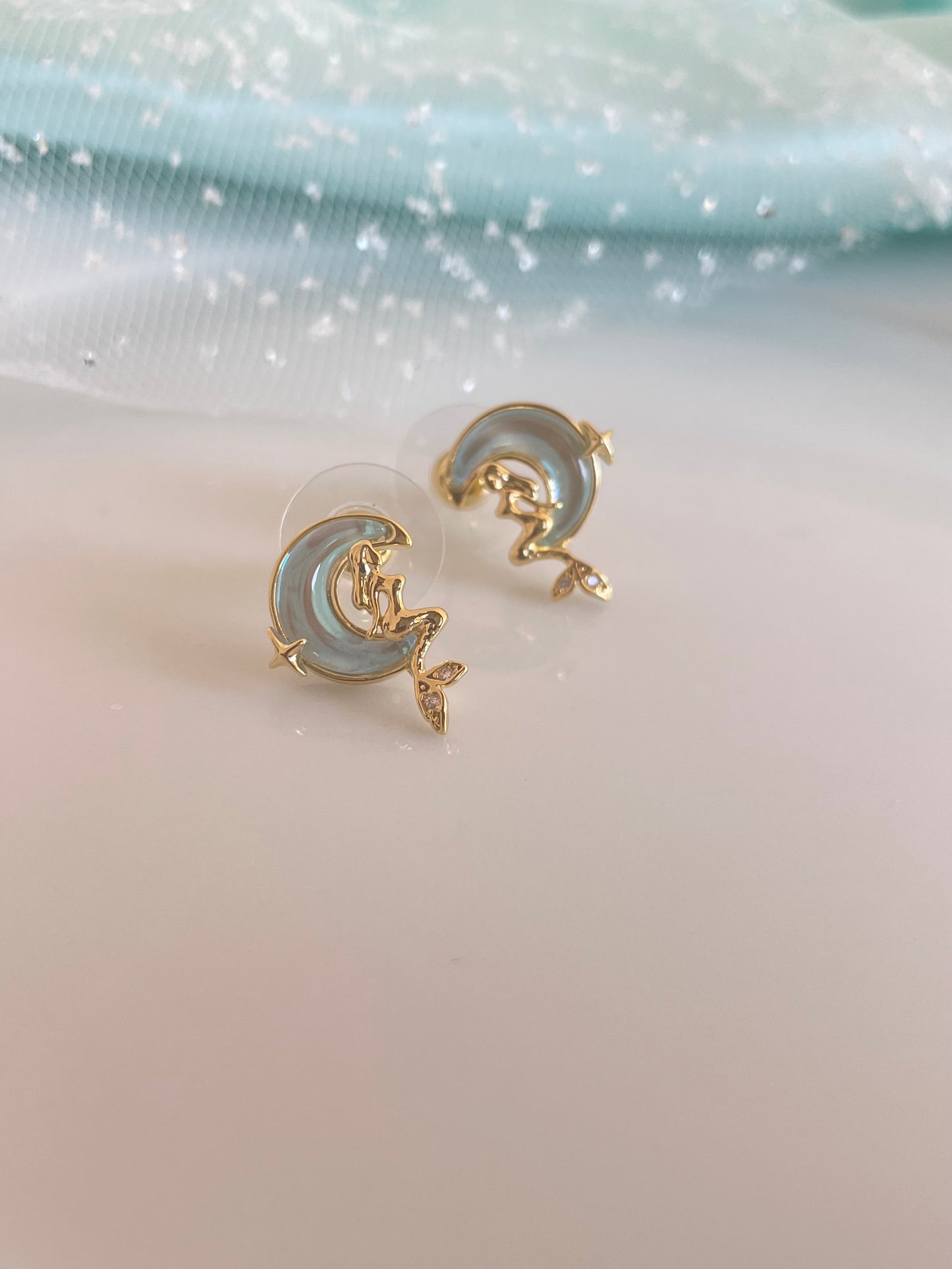 Mermaid earrings