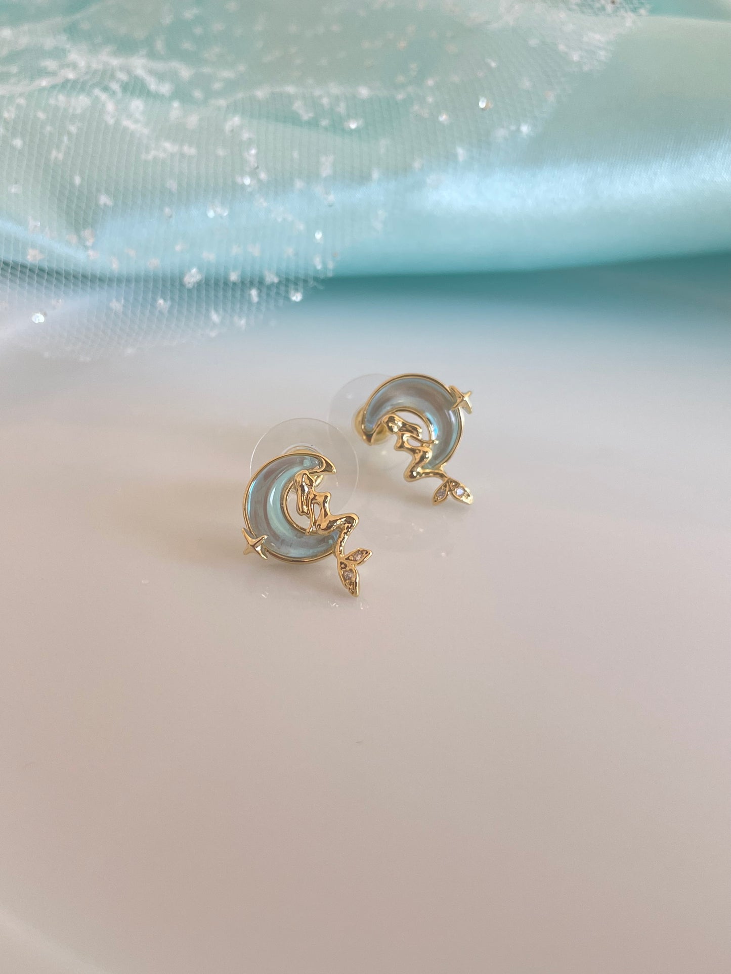 Mermaid earrings