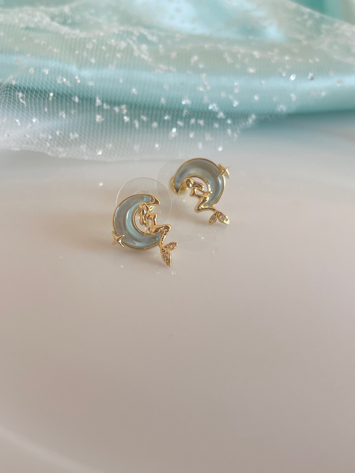 Mermaid earrings