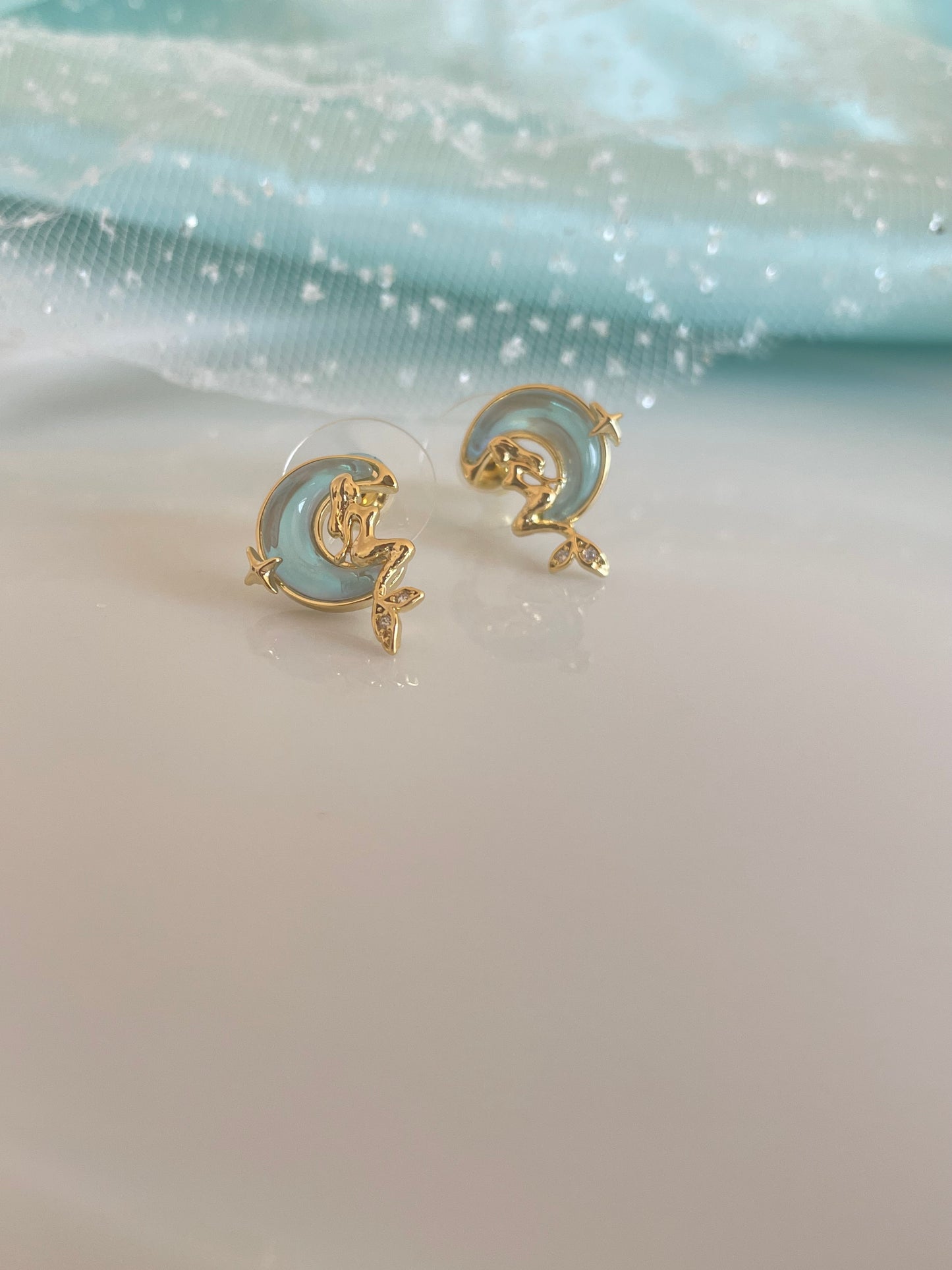 Mermaid earrings