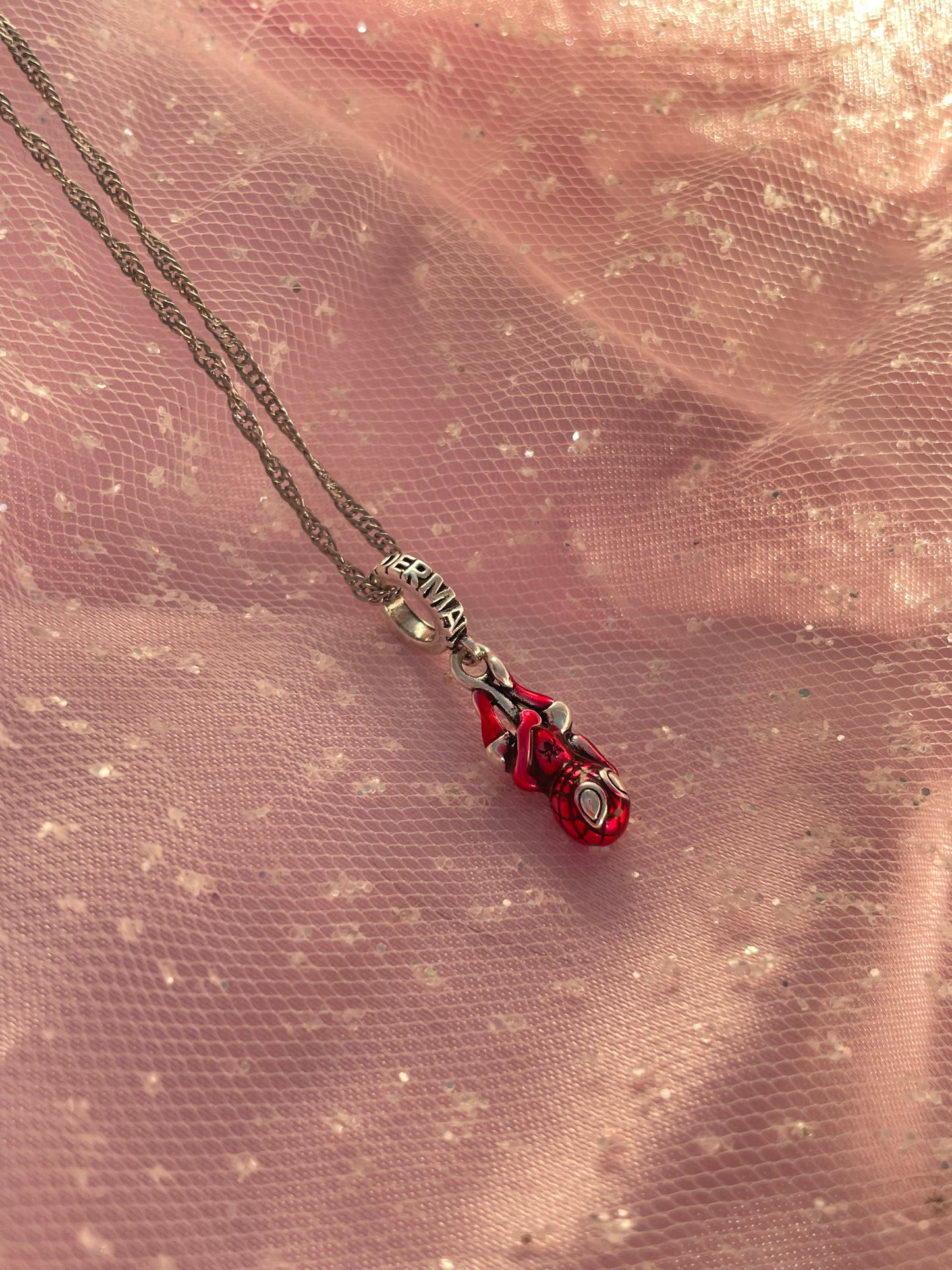 Spiderman necklace