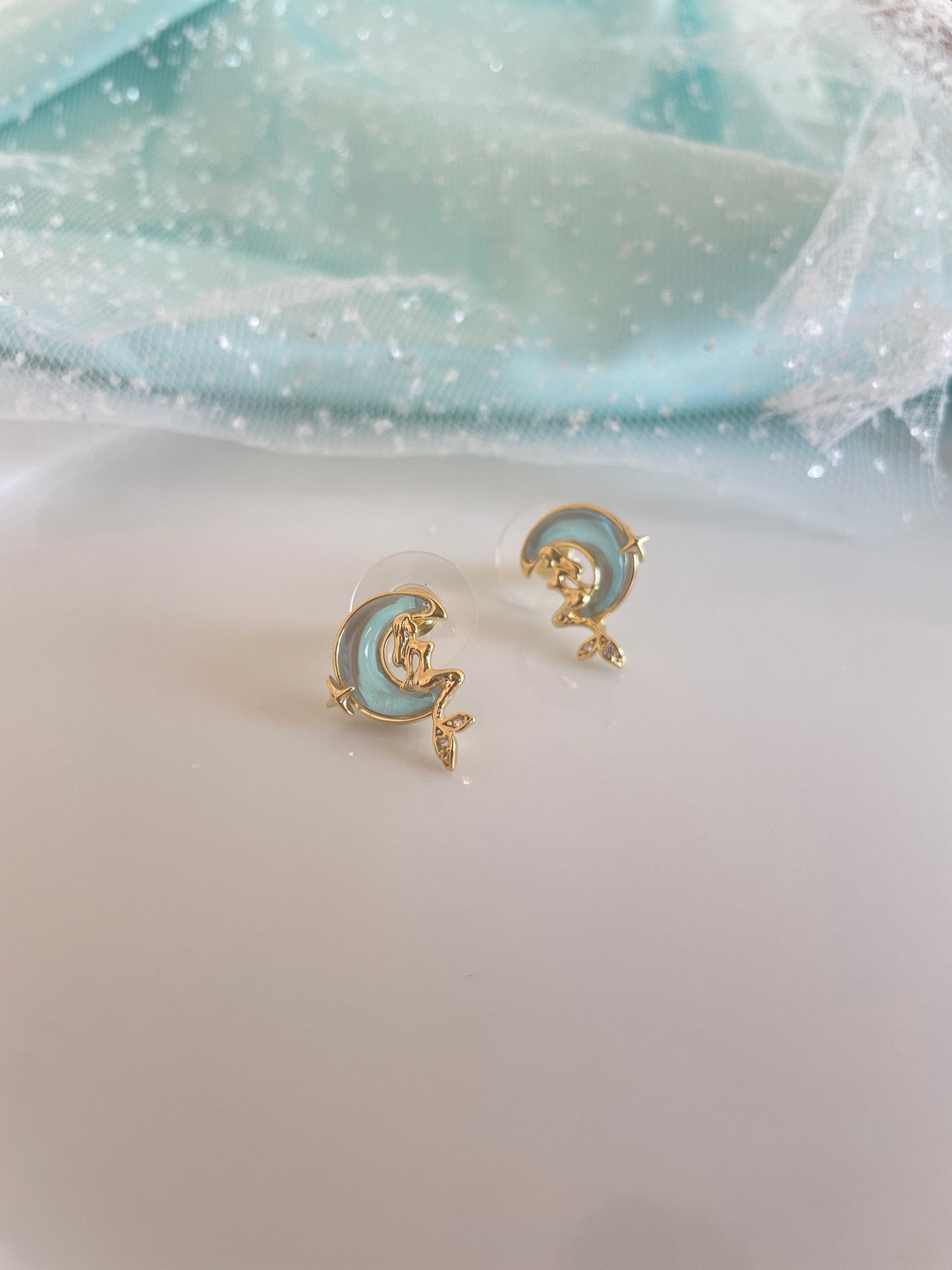 Mermaid earrings