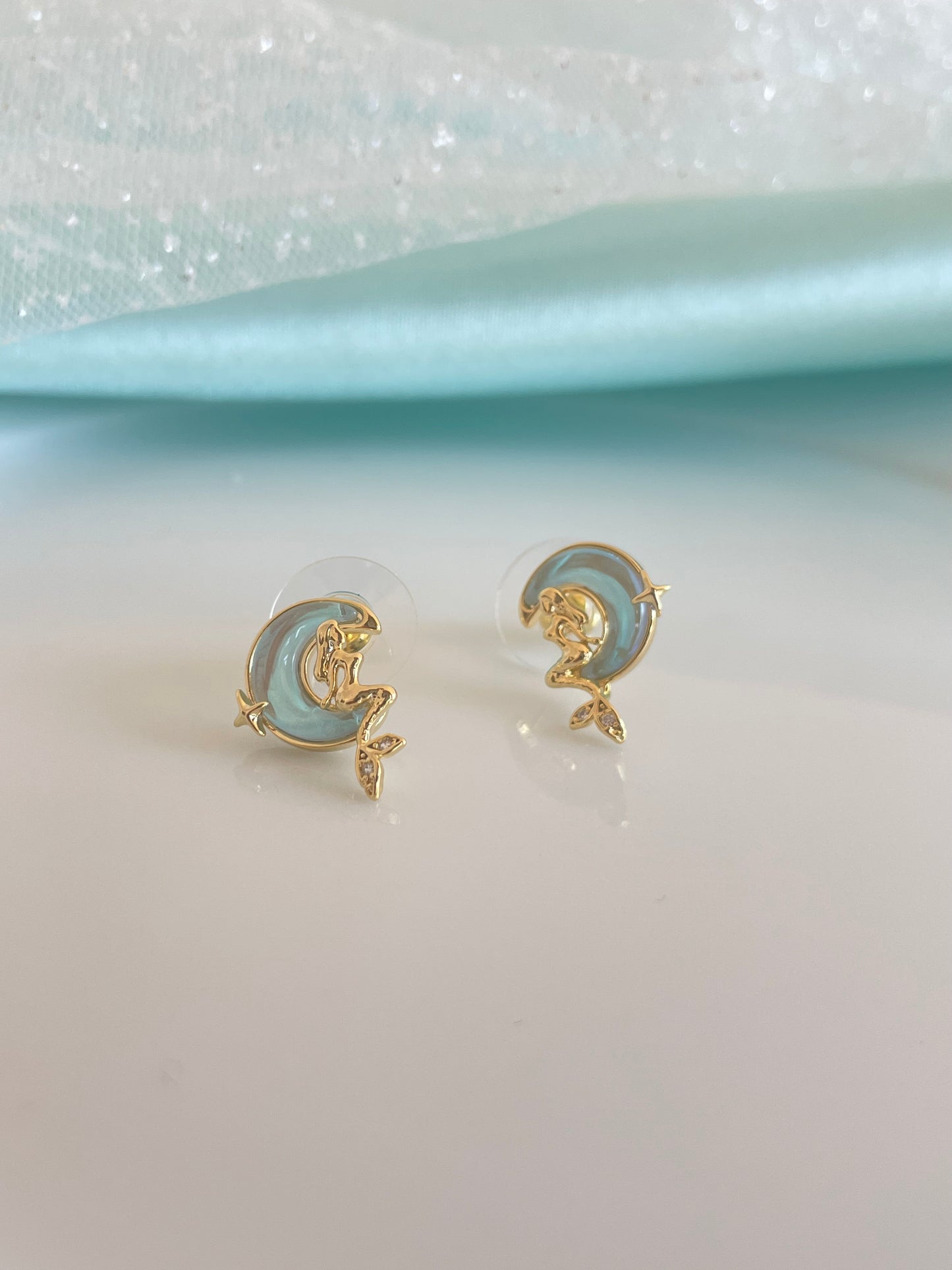 Mermaid earrings