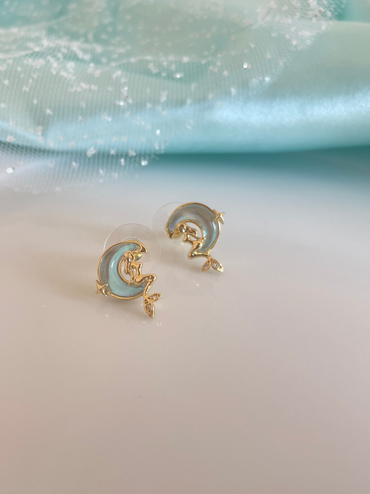 Mermaid earrings