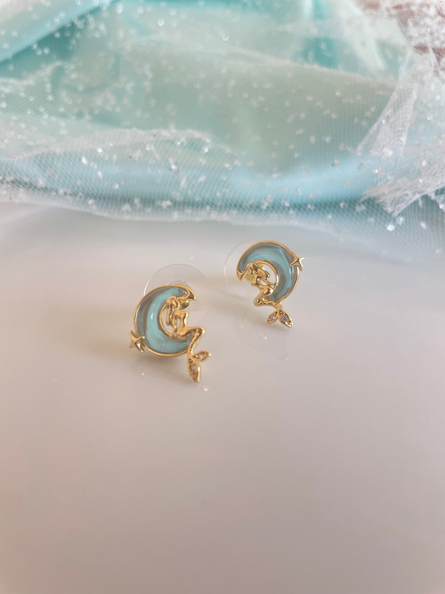 Mermaid earrings