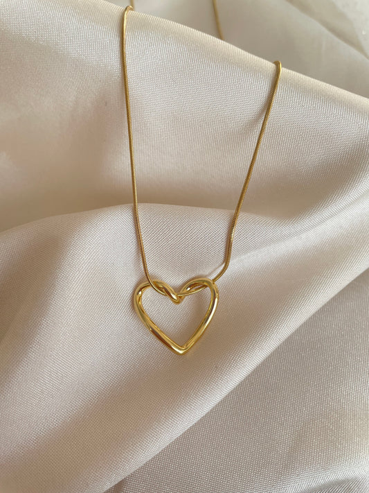 Twisted heart necklace