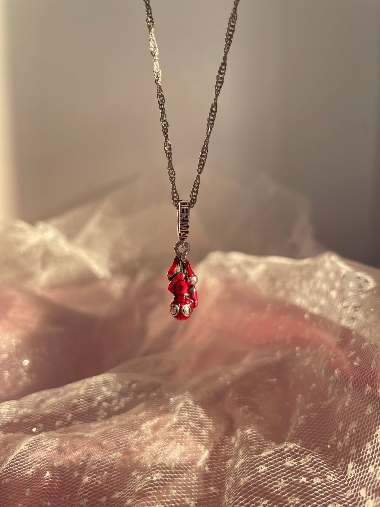 Spiderman necklace