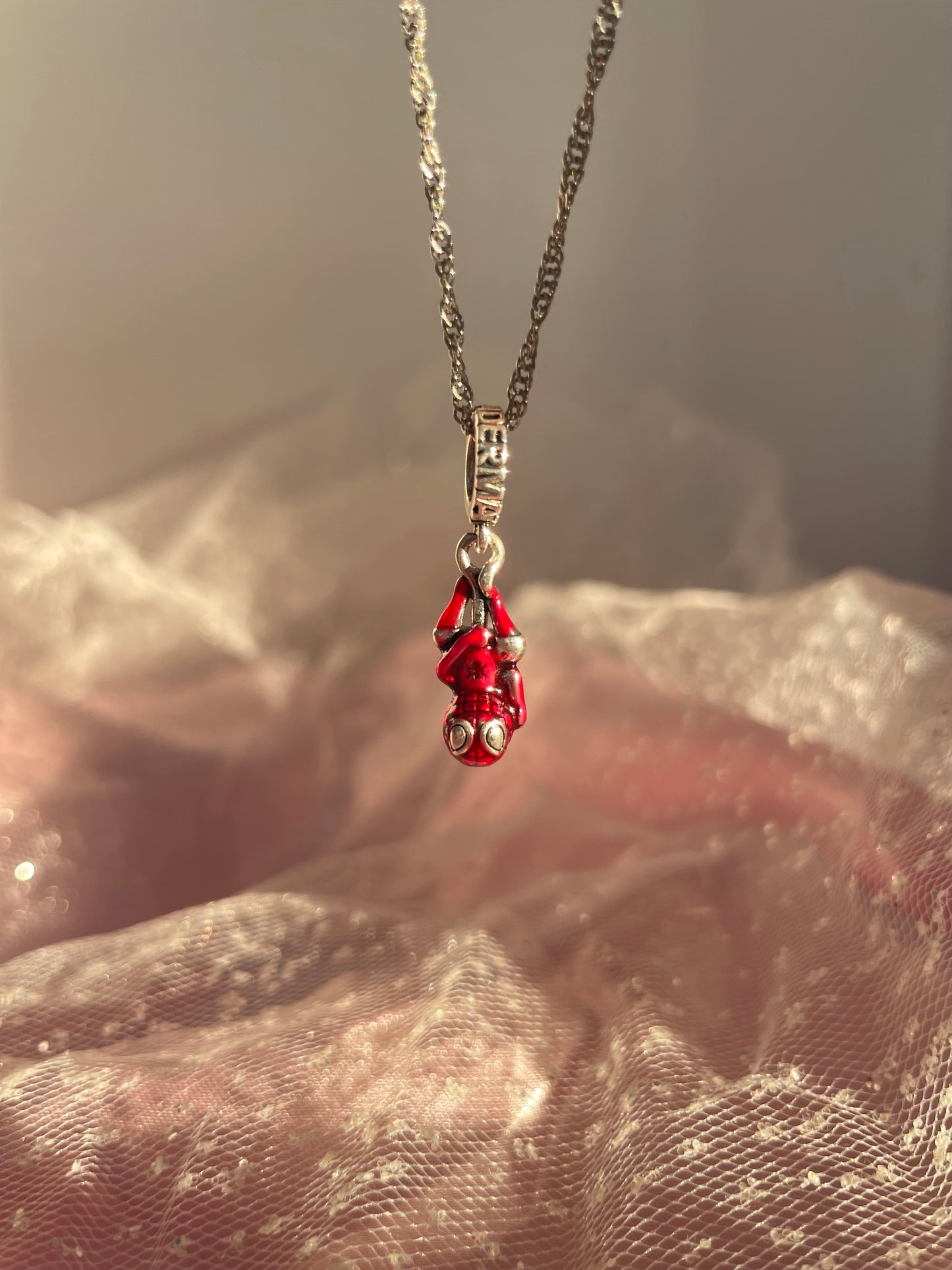 Spiderman necklace