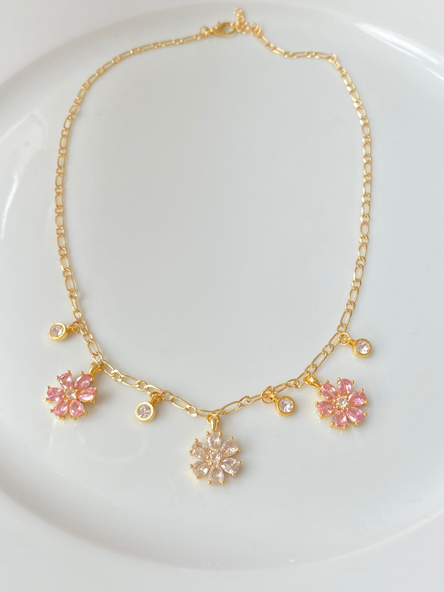 Flower Drops necklace