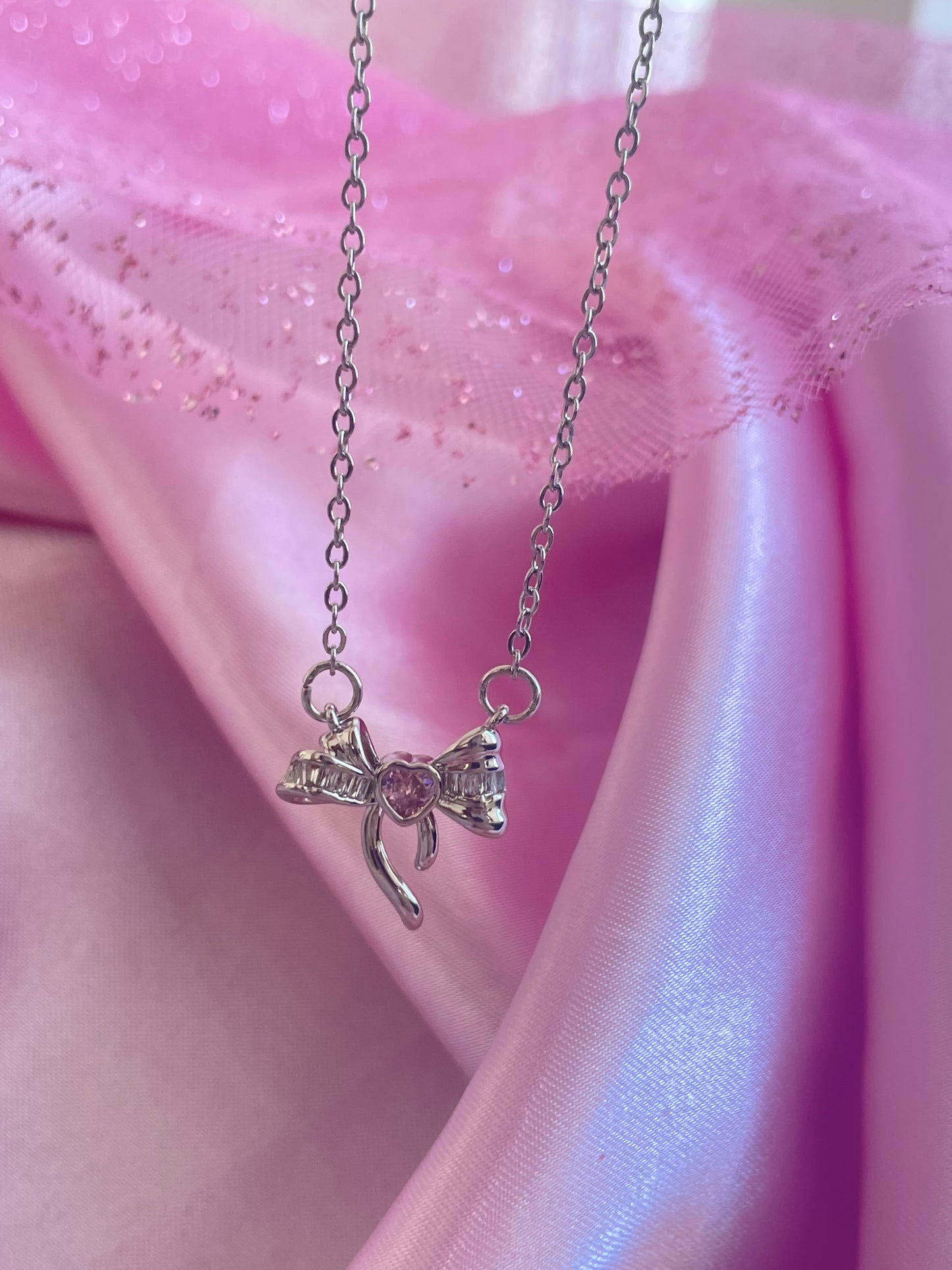 Coquette Bow Necklace