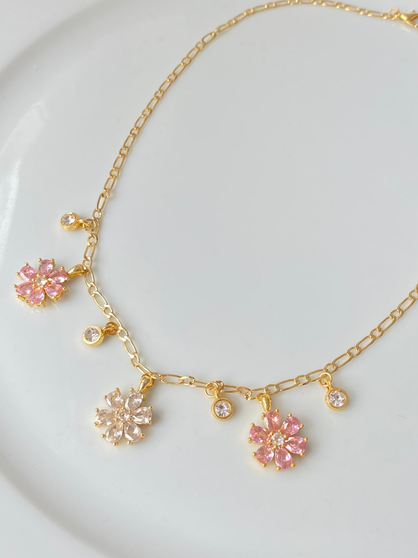 Flower Drops necklace