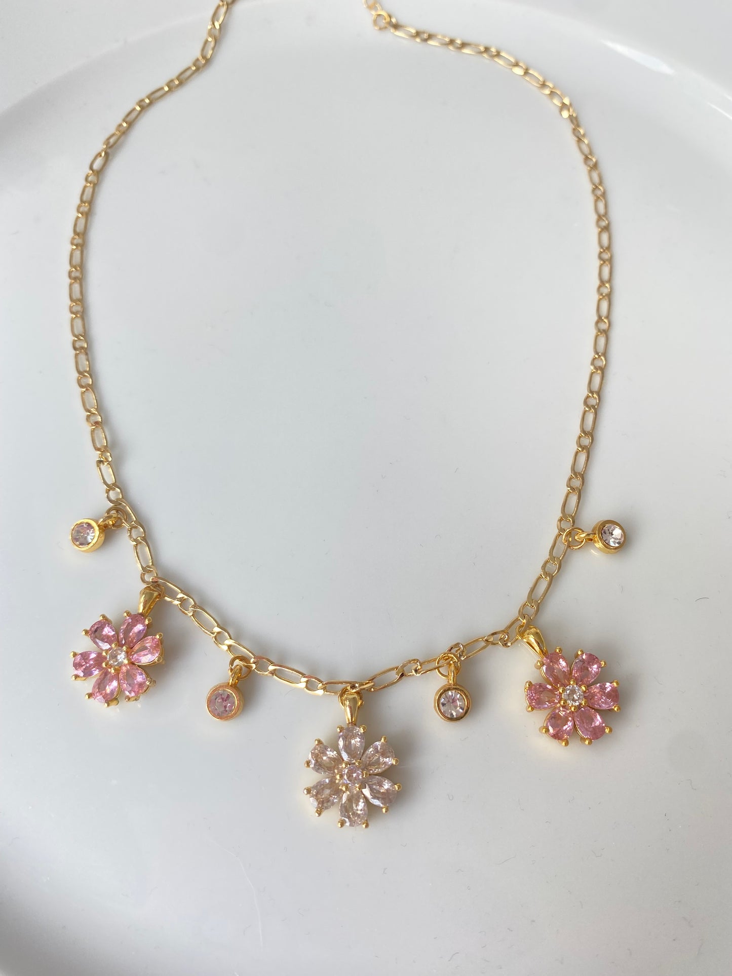 Flower Drops necklace