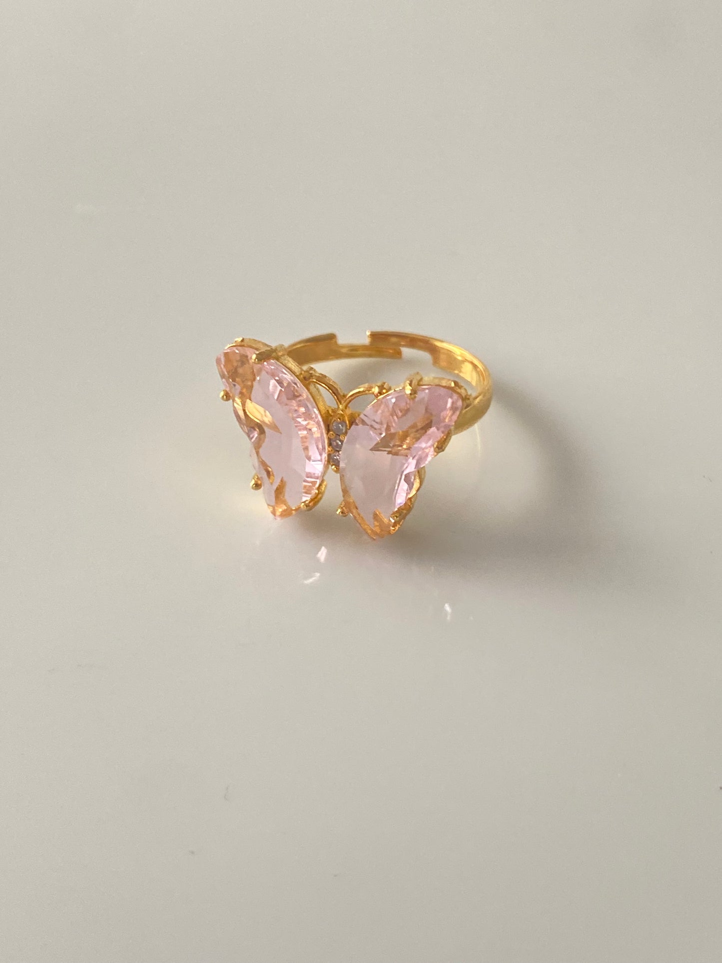 Crystal Butterfly Ring