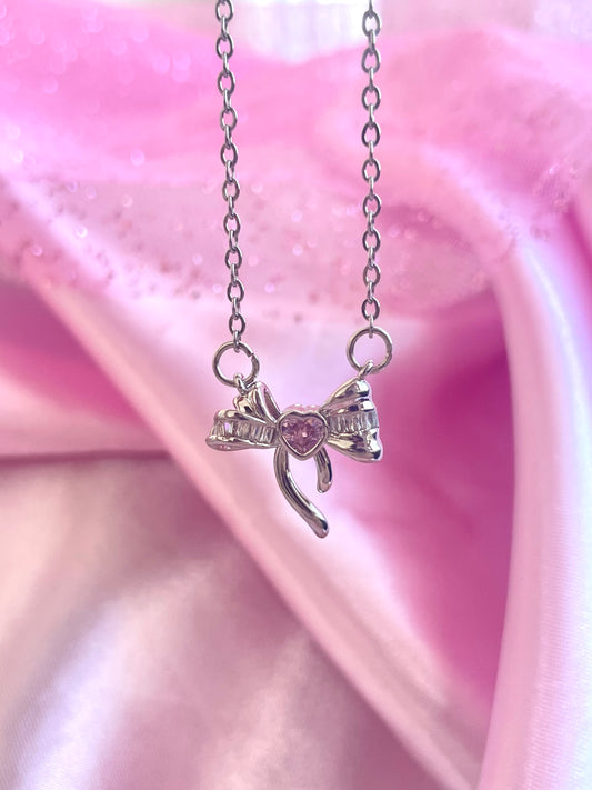 Coquette Bow Necklace