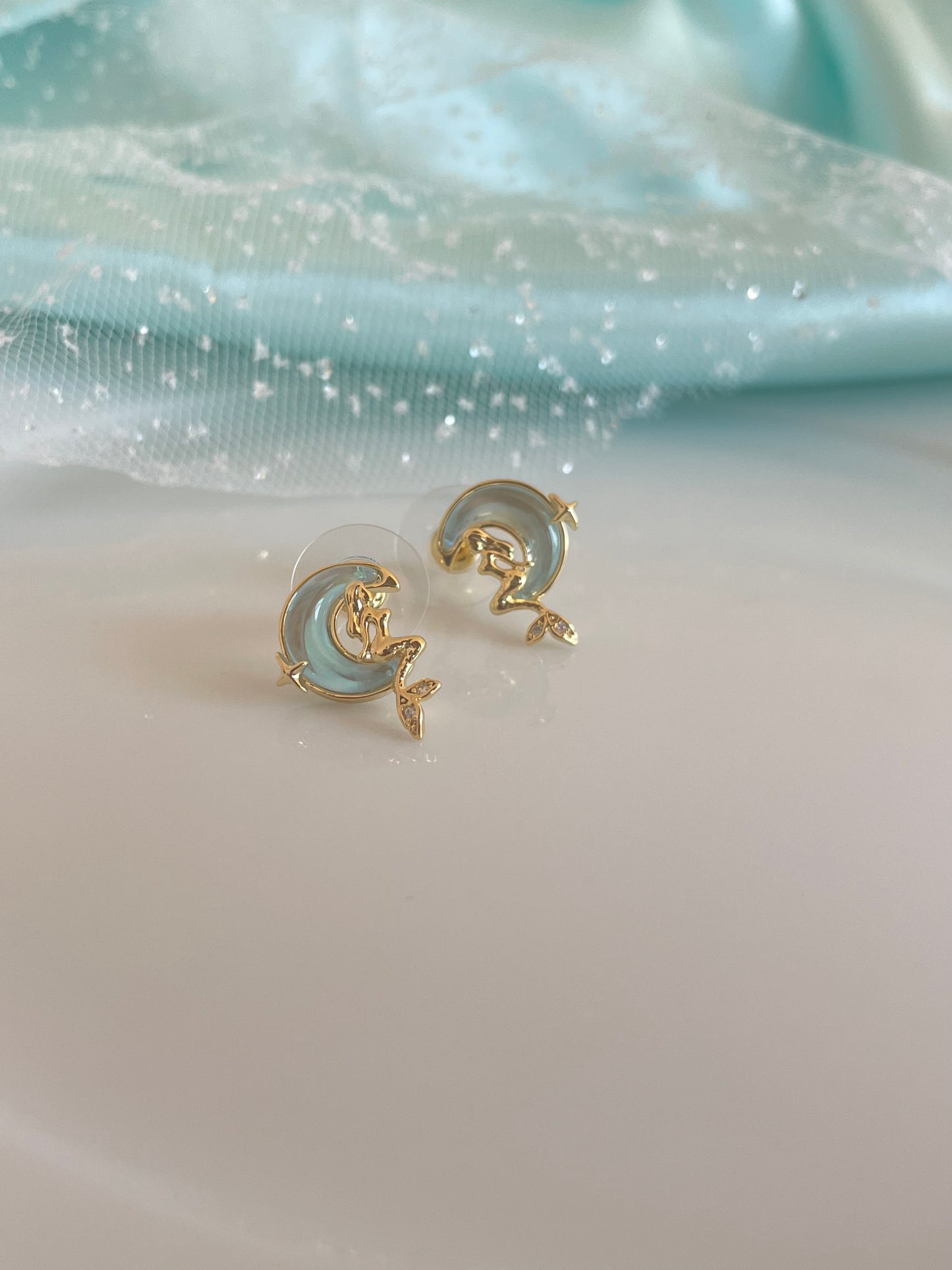 Mermaid earrings