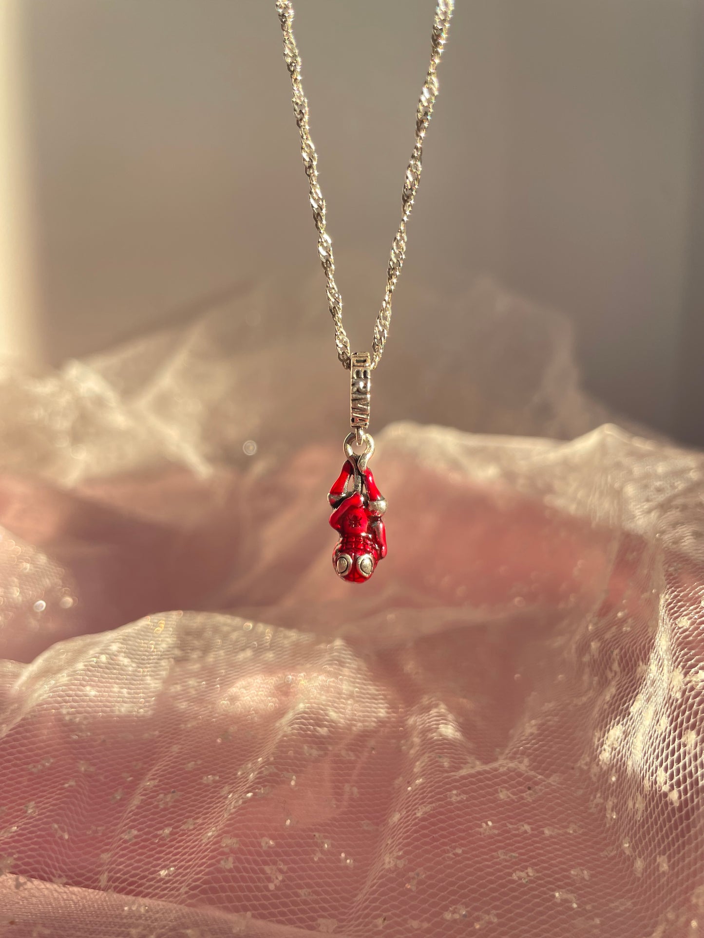 Spiderman necklace