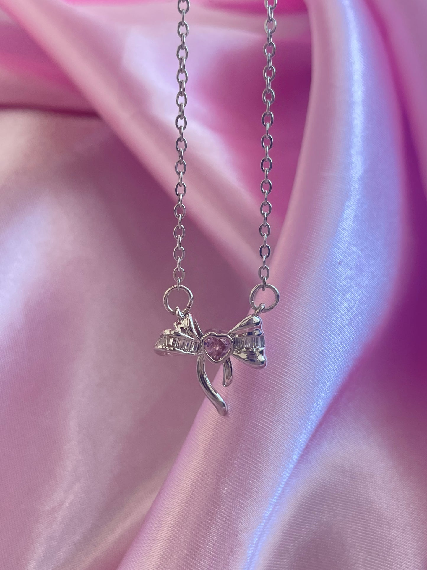 Coquette Bow Necklace