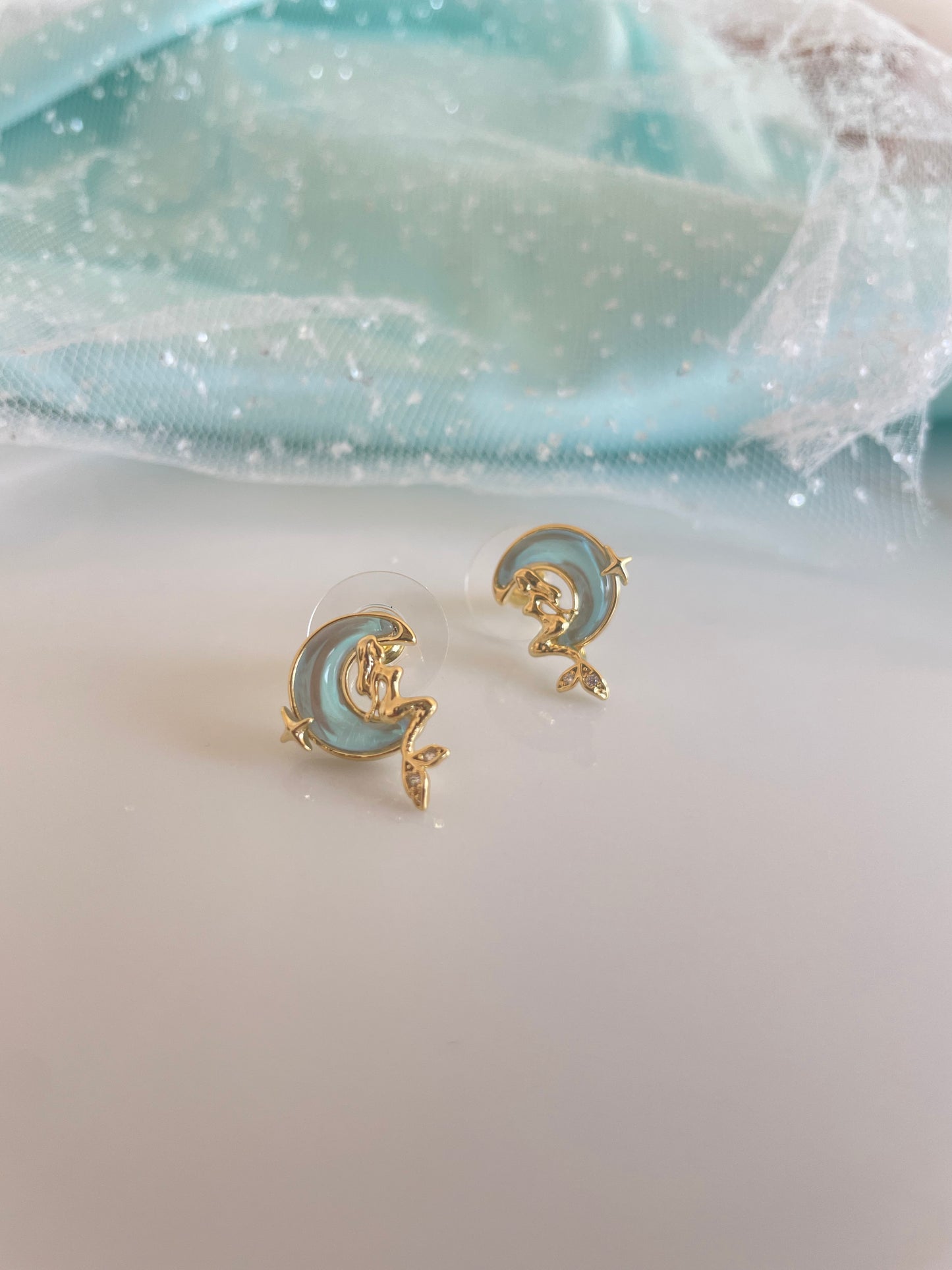 Mermaid earrings