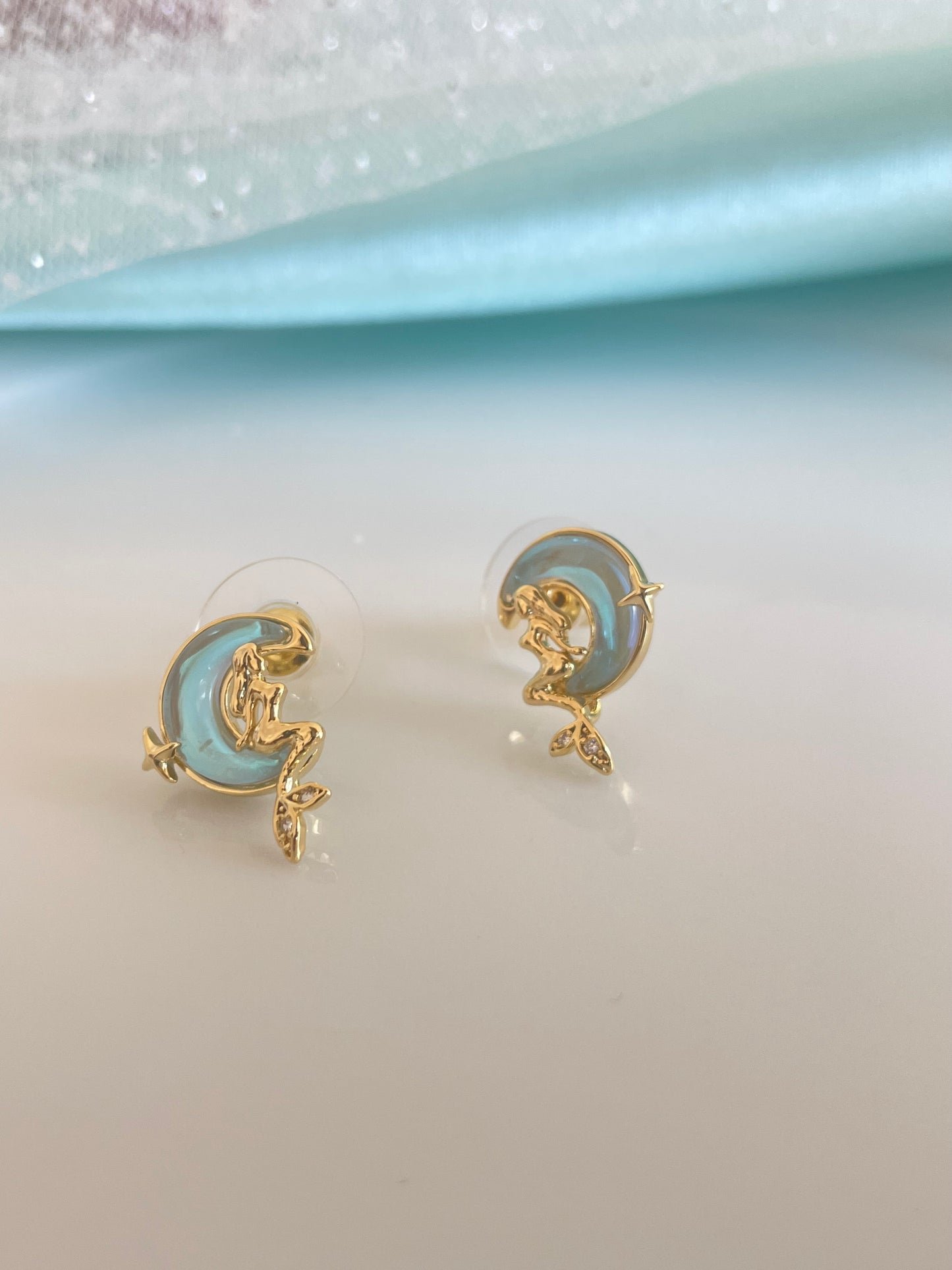 Mermaid earrings