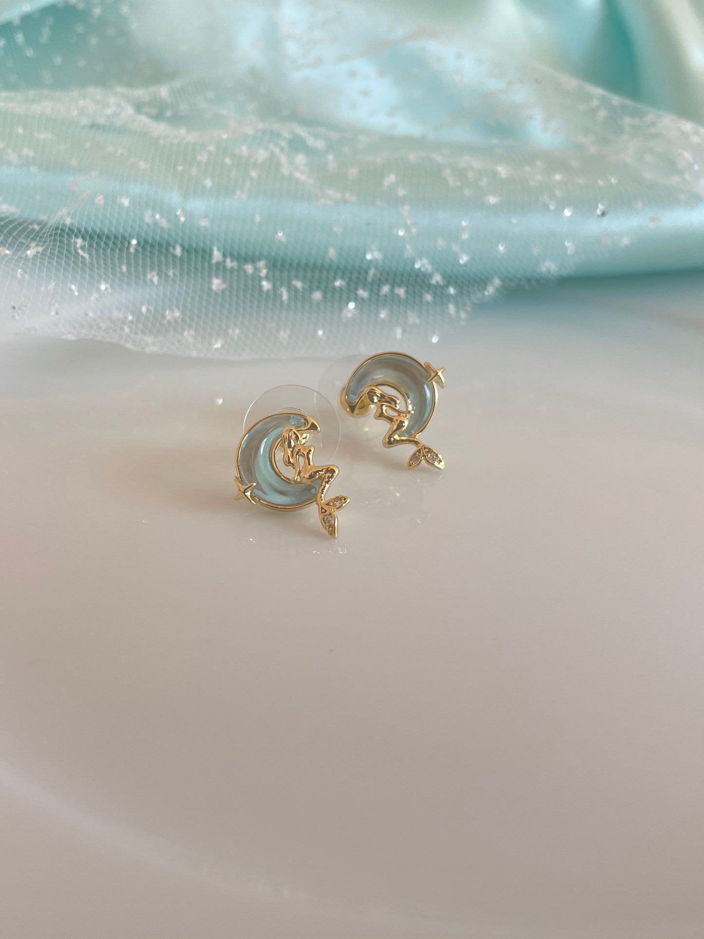 Mermaid earrings