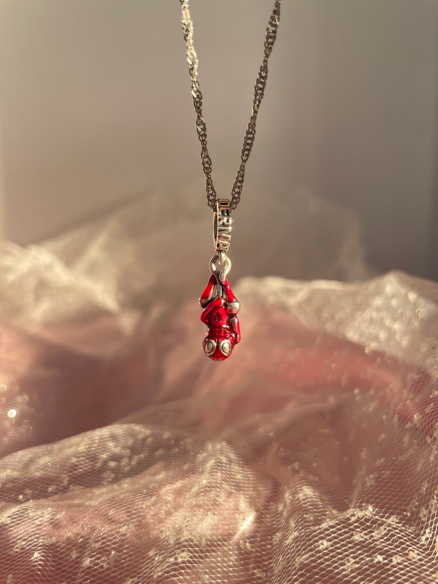 Spiderman necklace