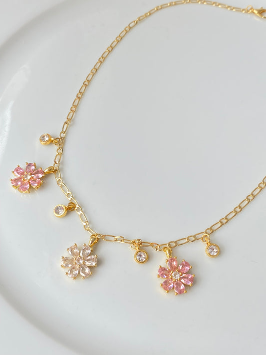 Flower Drops necklace